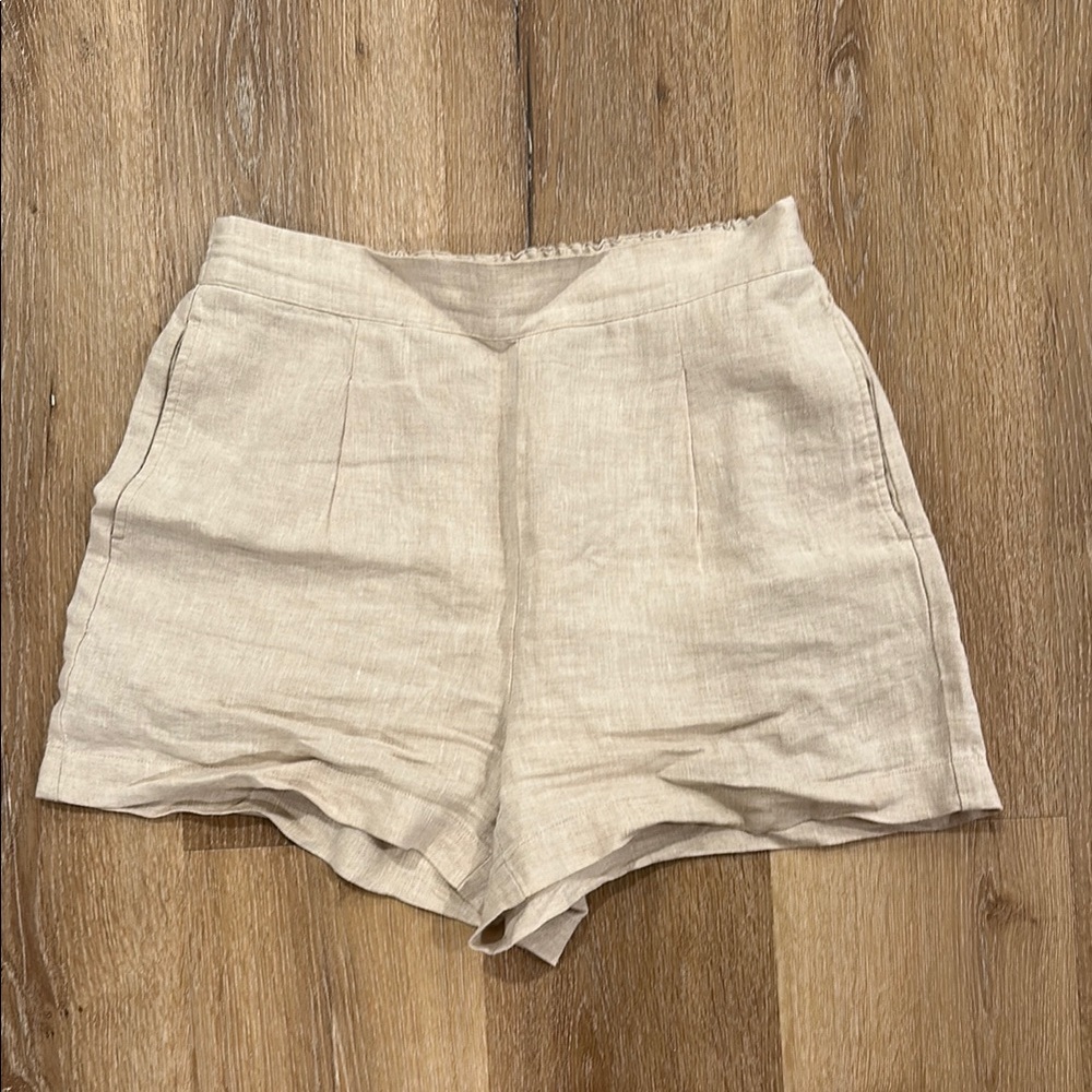 Madewell Beige Linen Women's Shorts